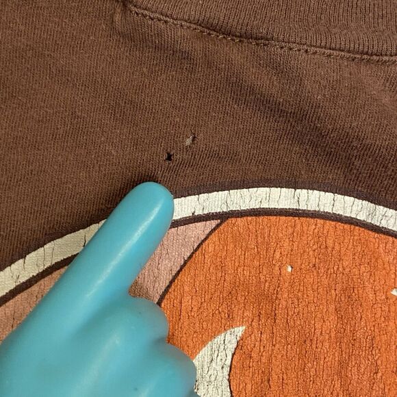 Self Esteem Mushroom T-shirt‎ Womens XL Cropped Retro Goblincore Grunge Skulls - Picture 10 of 12